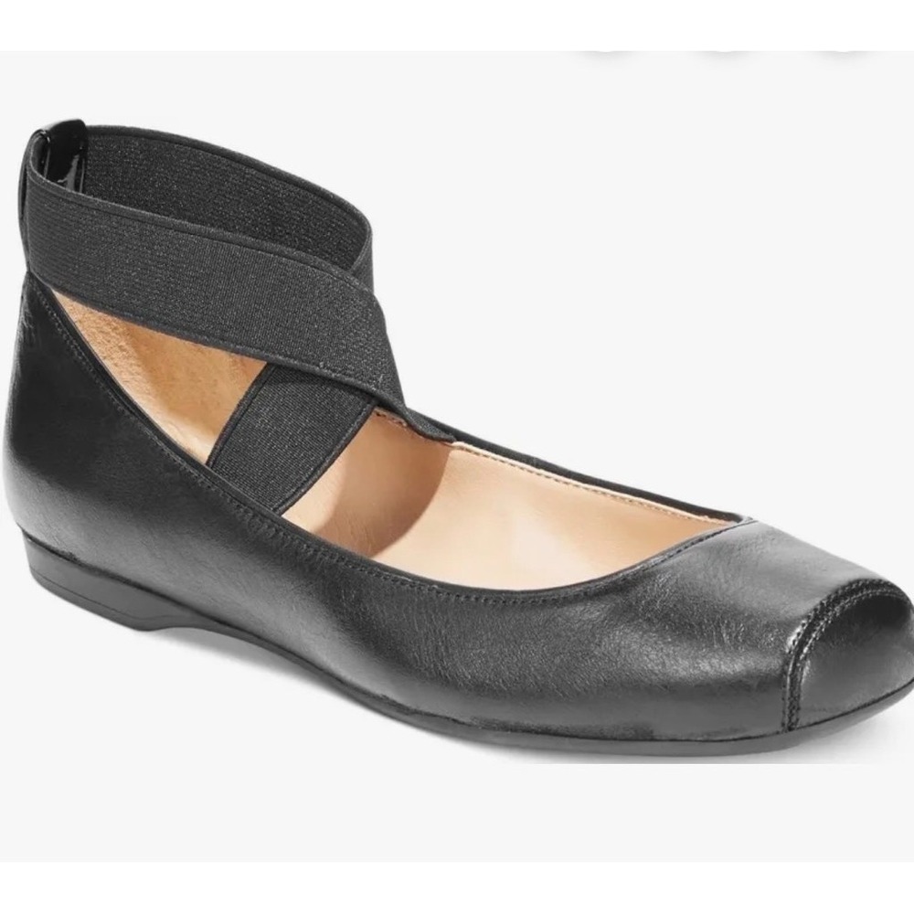 Jessica Simpson Ballet Flats Womens Size 10 Black Criss-Cross Elastic mandalaye - Picture 9 of 9